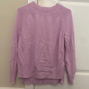 light purple sweater